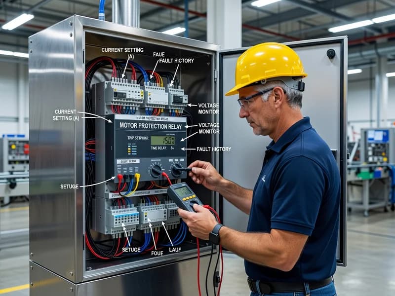 How to Set Motor Protection Relay Parameters Correctly