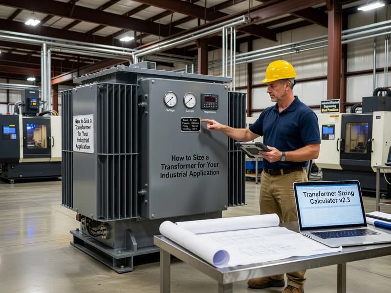How to Size a Transformer for Your Industrial Application